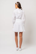 Alfa Voile Dress - White