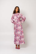Edda Print Dress - Rose
