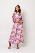 Edda Print Dress - Rose