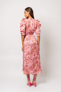 Valkyrie Long Dress - Pink Paisley