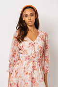 Gyri Golden Flower Short Dress - Indian Summer