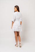 Valeria Broderie Anglaise Dress - White