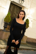 Nor Knit Pearl Dress - Svart