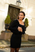 Nor Knit Pearl Dress - Svart