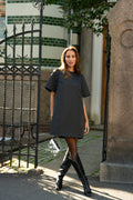 Bertine Bow Dress - Black