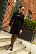 Norfrid Knit Dress - Black