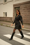 Evina Denim Dress - Black