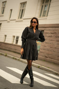 Evina Denim Dress - Black