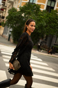 Lone Lace Dress - Black