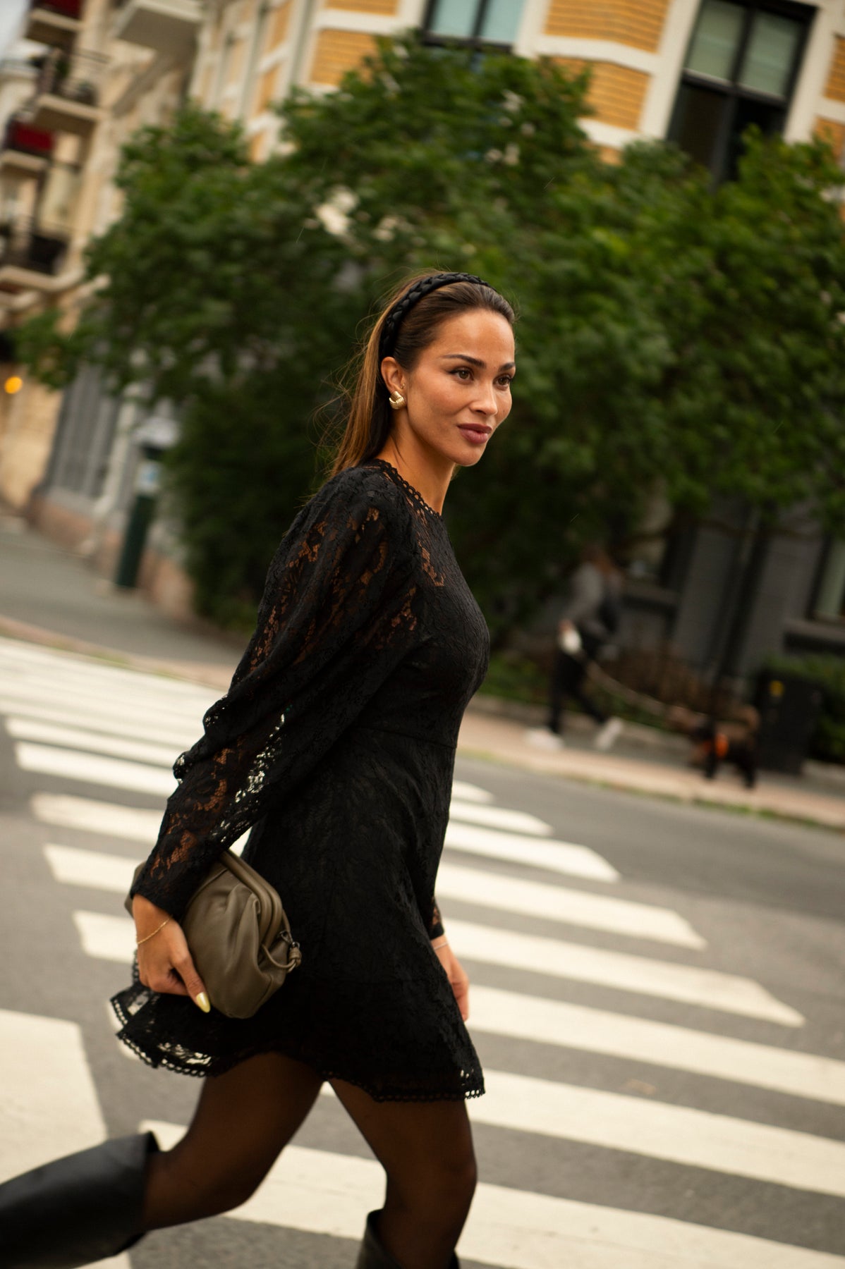 Lone Lace Dress - Black