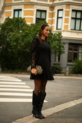 Lone Lace Dress - Black