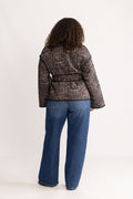 Una Quilted B Jacket - Black Paisley