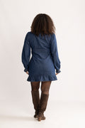 Vinda Denim Dress - Blue