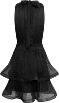 Idun Sparkle Dress - Svart