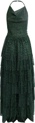 Inga Sparkle Dress - Green