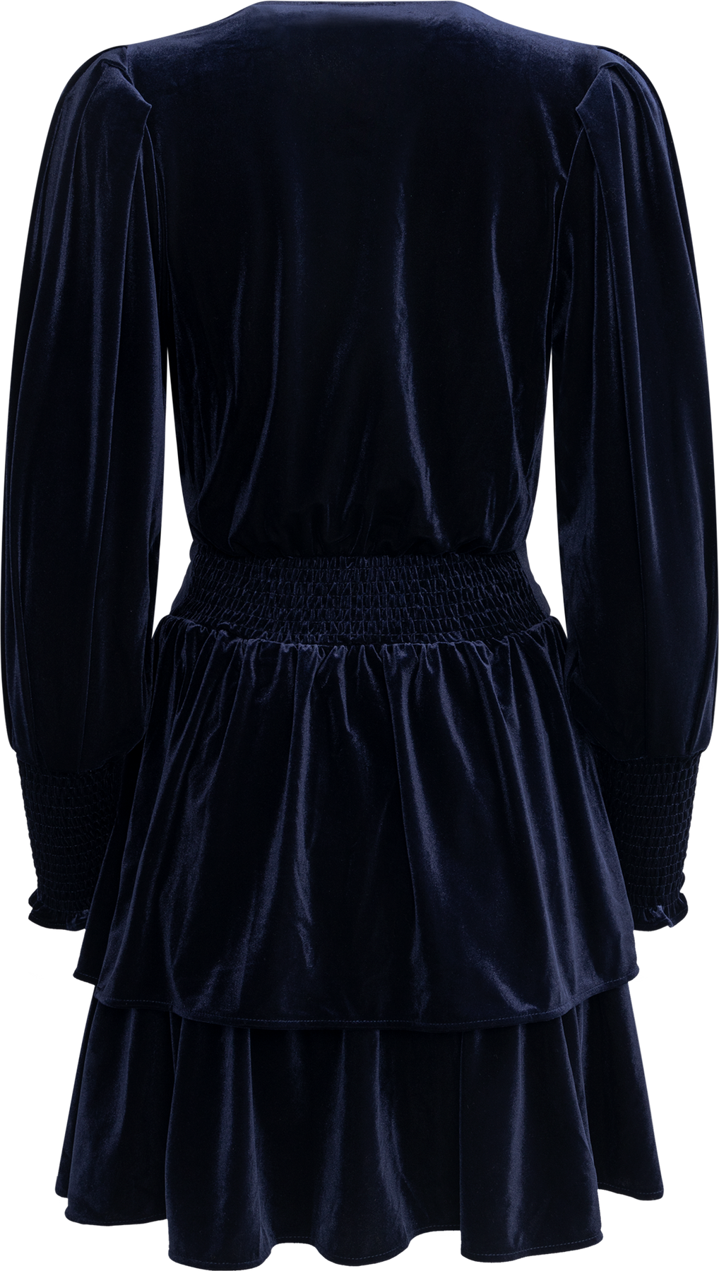 Jade Velvet Dress - Navy