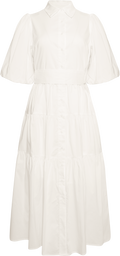 Lovisa Midi Skjortklänning - Off White