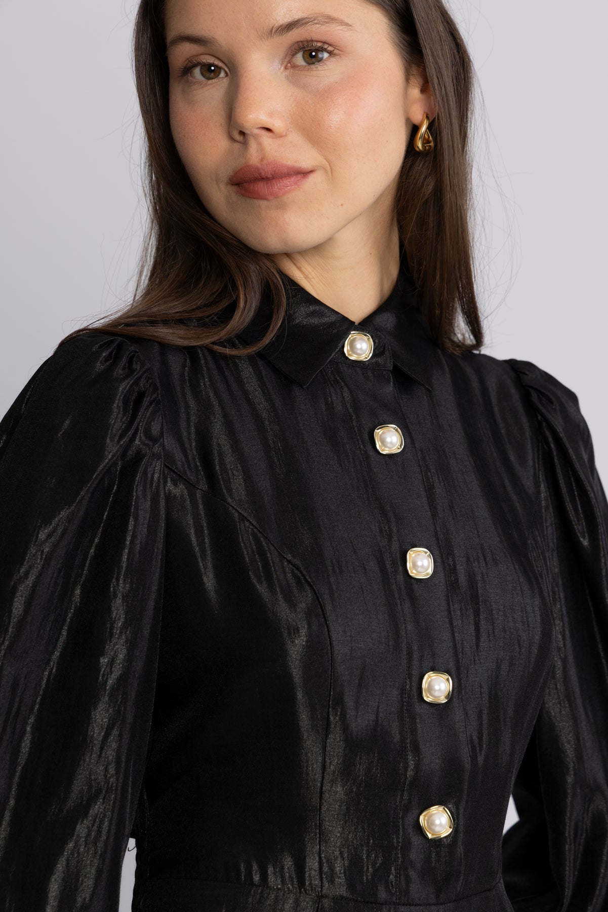 Mandy Organza Miniklänning - Svart