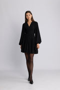 Hedvig Mini Dress - Svart/Silver