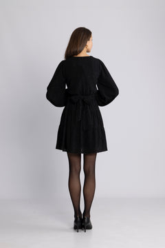 Hedvig Mini Dress - Black Silver