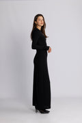 Alva Maxi Glitter Dress - Svart