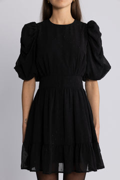 Santi Mini Dress - Black Silver