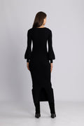 Janet Knit Dress - Svart