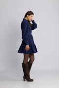 Liv Cord Solid B Dress - Blå