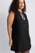 Bolette Boucle Sequins Dress - Svart