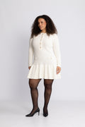 Gerda Crochet Mini Dress - Krämvit