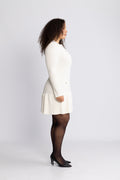 Gerda Crochet Mini Dress - Krämvit