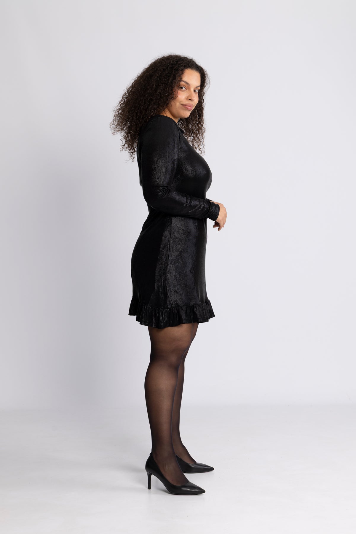 Signe Bodycon Mini Dress - Svart