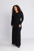 Alva Maxi Glitter Dress - Svart