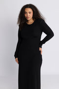 Alva Maxi Glitter Dress - Svart