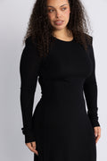 Alva Maxi Glitter Dress - Svart