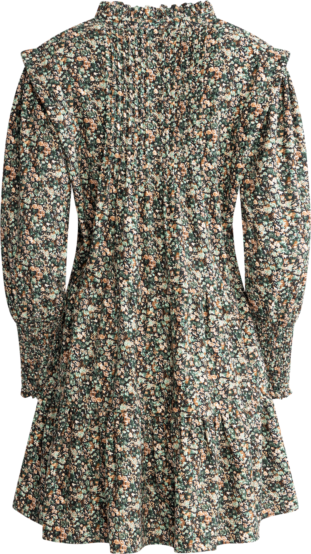 Embla Cord Print Dress - Green