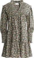 Embla Cord Print Dress - Green