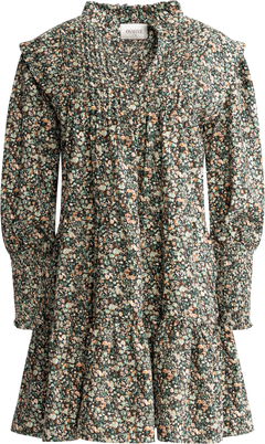 Embla Cord Print Dress - Green