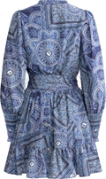 Gertrude Patch Dress - Navy