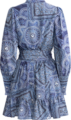 Gertrude Patch Dress - Navy