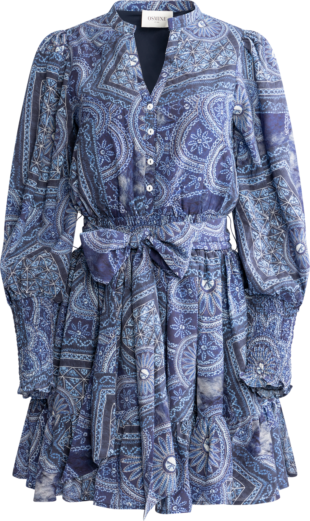 Gertrude Patch Dress - Navy