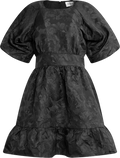 Svanhild Brocade Dress - Black
