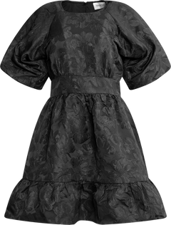 Svanhild Brocade Dress - Black