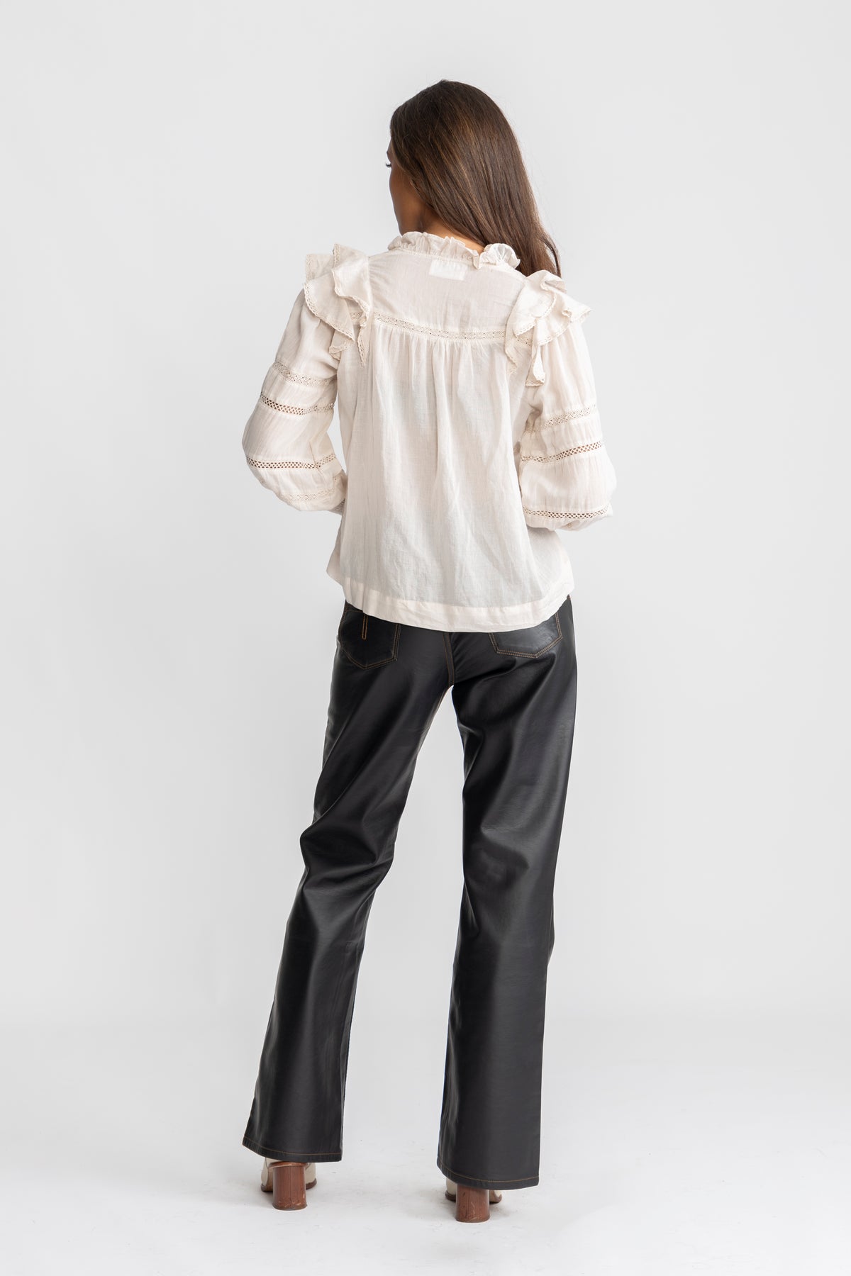 Vårun Voile Blouse - Ivory