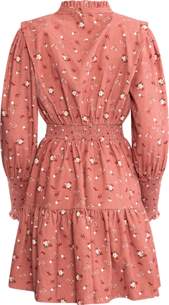 Evina Cord Print Dress - Pink