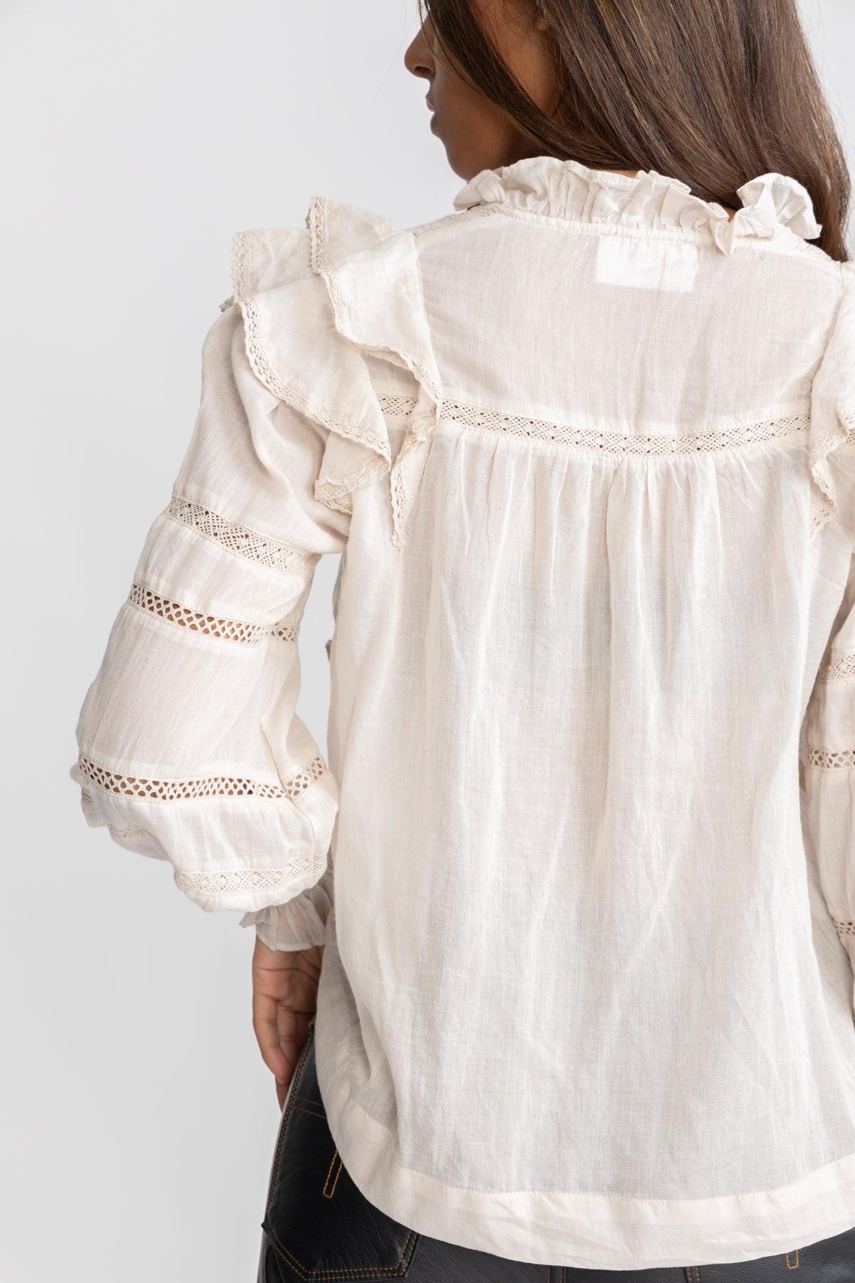 Vårun Voile Blouse - Ivory