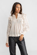 Vårun Voile Blouse - Ivory