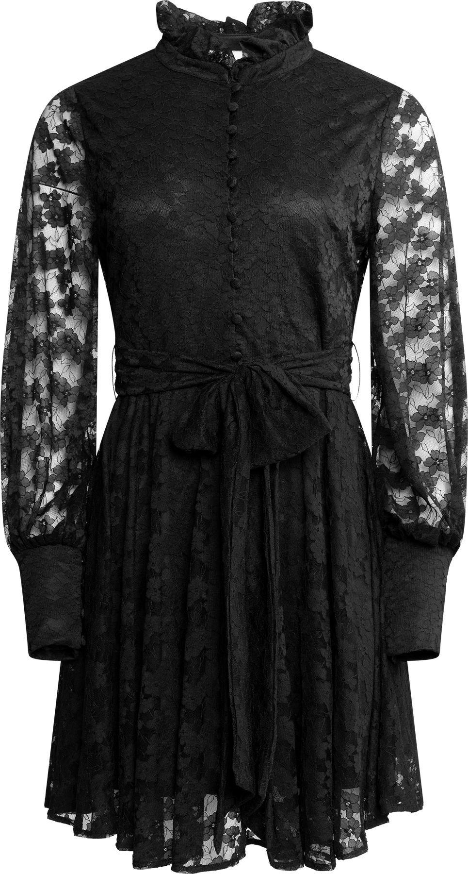 Saga Lace Dress - Black
