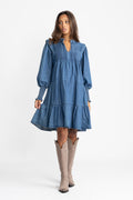 Embla Denim Dress - Blue