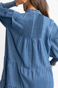 Embla Denim Dress - Blue